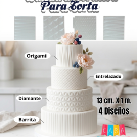 Placas Banda Torta 13cm x1