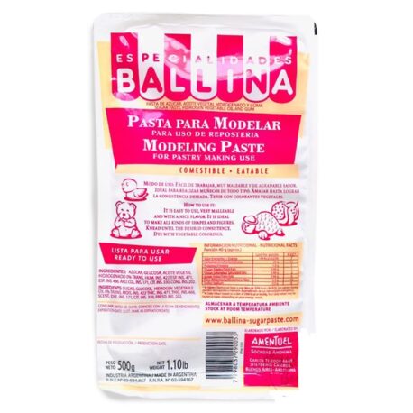 BALLI PASTA P/MODELAR 500GRS