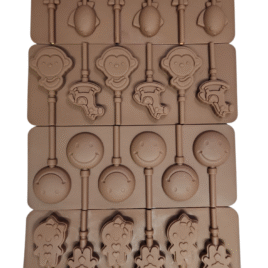 MOLDES SILCON CHUPETIN SURT MARRON