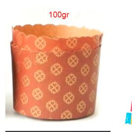 Moldes De Pan Dulce 100grs x 100
