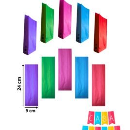 BOLSAS LISAS COLOR X10