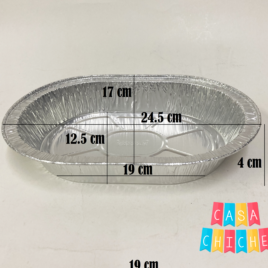 Hornal De Aluminio Ensalada Ovalada