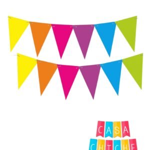 Banderines Plasticos Multicolor