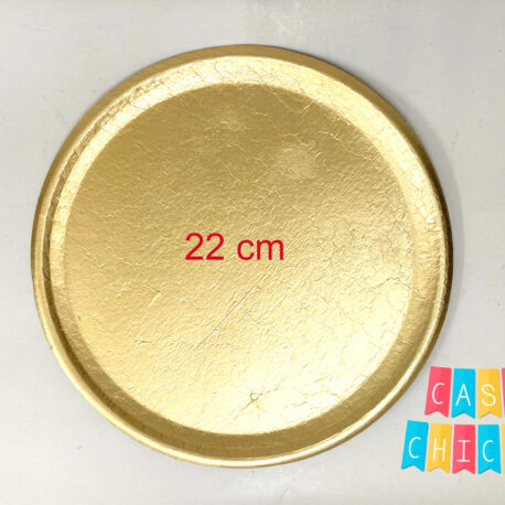 Bandeja Carton Dor Red 22 cm