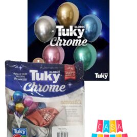 Globos Chrome Tuky X10 X6