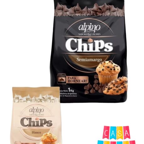 Chips Semi Amargo/Blanco Lodiser 1kg