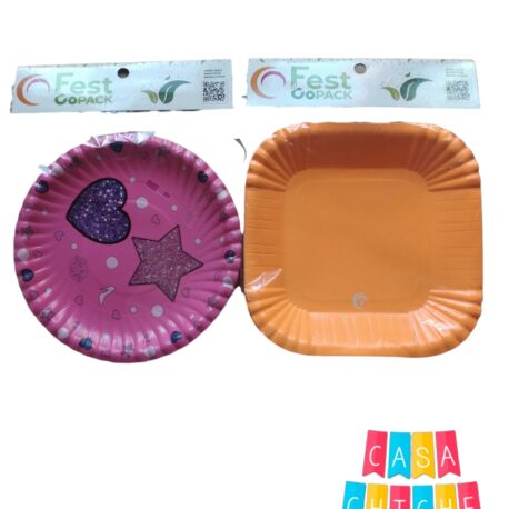 Platos Chicos x8 Varios Modelos