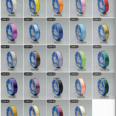 Cinta De Regalo 19mm 50mts Lisa Viene Varios Colores