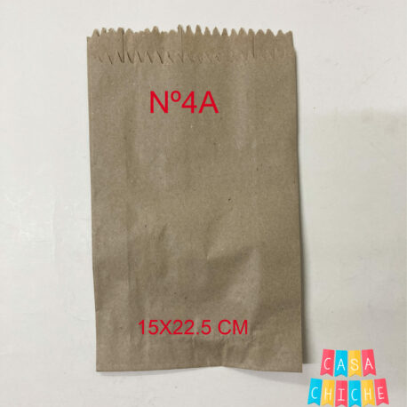 Bolsas Blancas Kraft N 4 A x100