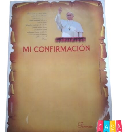 GM CONFIRMA POSTER FIRMA FRANCIS