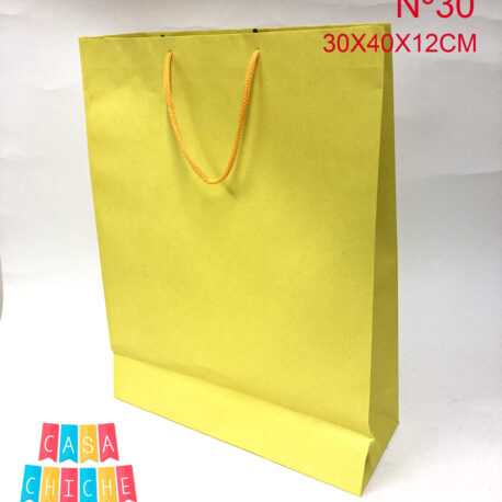 Bolsas Kraft Color c/u 30/4