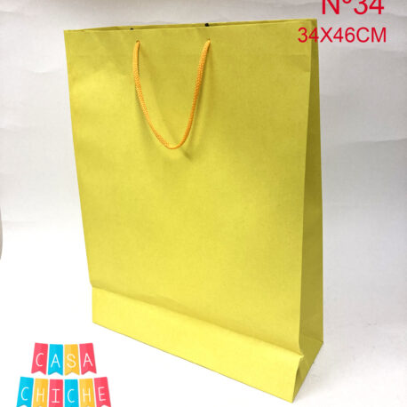 Bolsas Kraft Color c/u 34/5