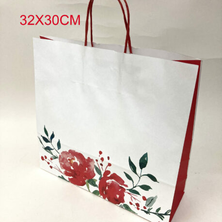 Bolsa Romipack Flores Acuare 32X30