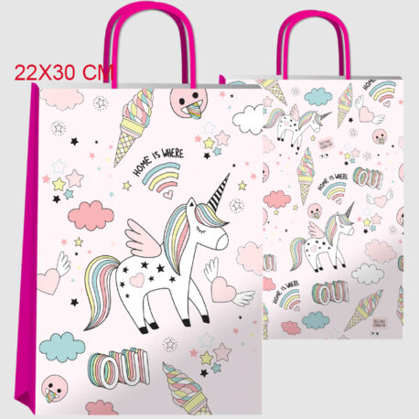 Bolsa Romipack Unicornio 22X30