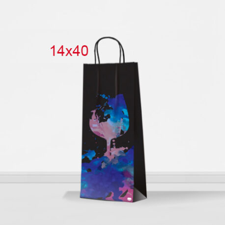 Bolsa Romipack Blue Wine 14X40