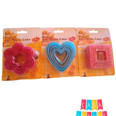 Cortantes Plasticos x 5 Surtidos