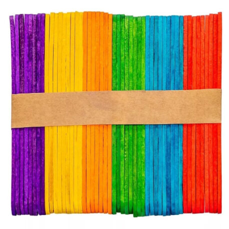 Palitos de Helado Multicolor x50