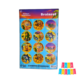 BRAINROT STICKERS X 24