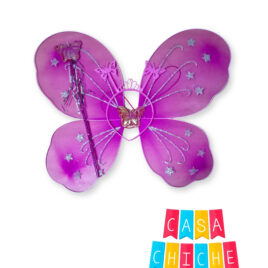 DISFR ALAS MARIPOSA FUCSIA