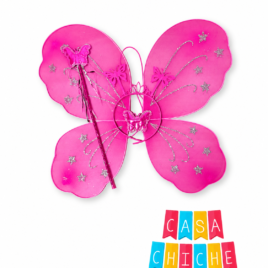 DISFR ALAS MARIPOSA ROSA