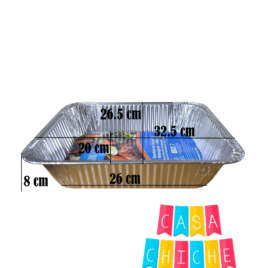 ALUMIN RECTANG GDE 4000 ML X12