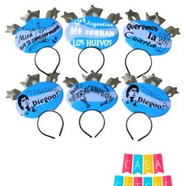 ARGENTINA VINCHA 3 ESTRELLAS X6