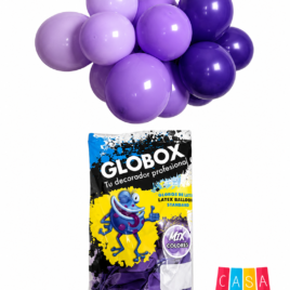 MIX GLOBOS 12 X40 PRINC VIOLETA