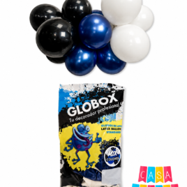 MIX GLOBOS 12 X40 FESTEJO AZUL