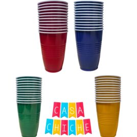 VASOS DESC. COLOR 12OZ X12 350CM