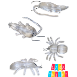 RATA/ ARAÑA GOMA TRASNPARENTE